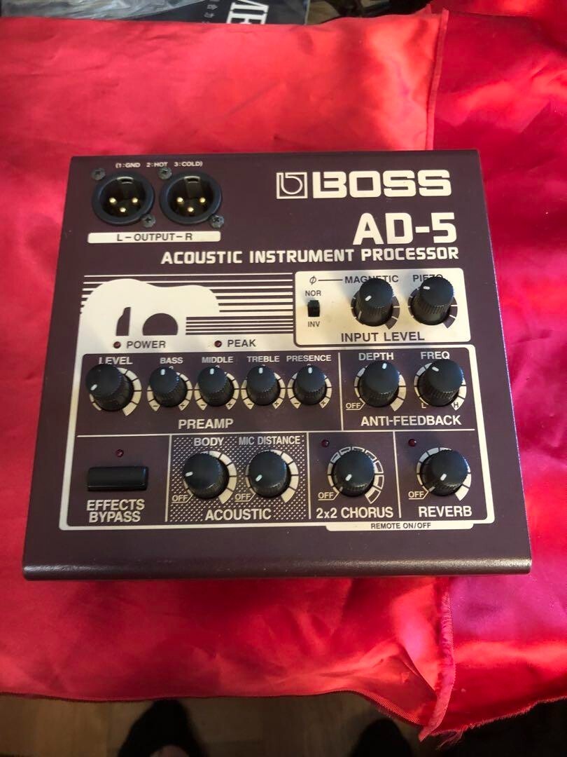 BOSS AD-5 アコースティックインストゥルメントプロセッサー