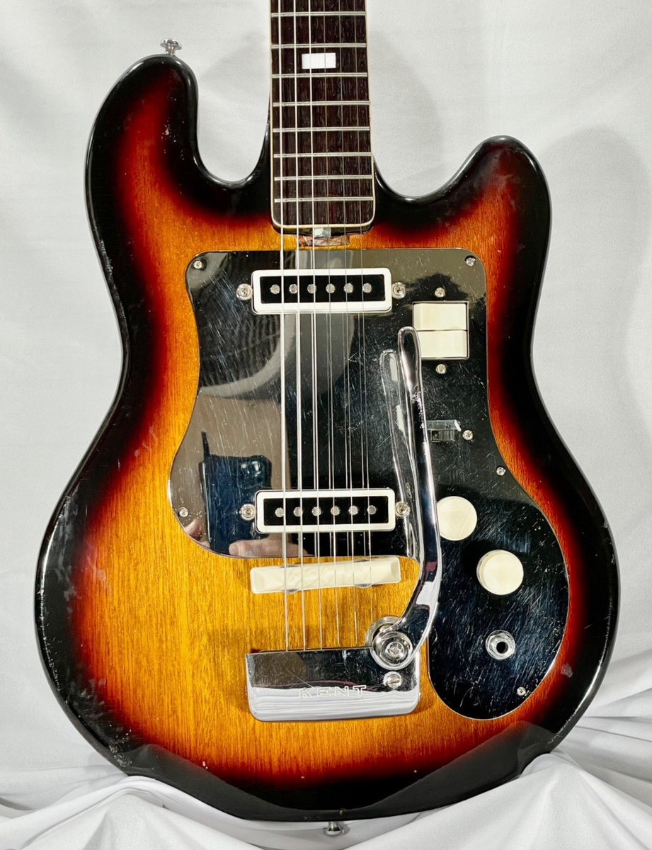 RARE Vintage 1964 Guyatone Kent Lido 531 Guitar, Tobacco Burst w