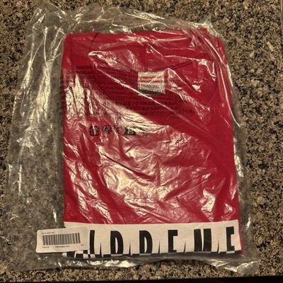 Supreme FW25 Split Classic Graphic Print Logo Tee Red Size XXL New