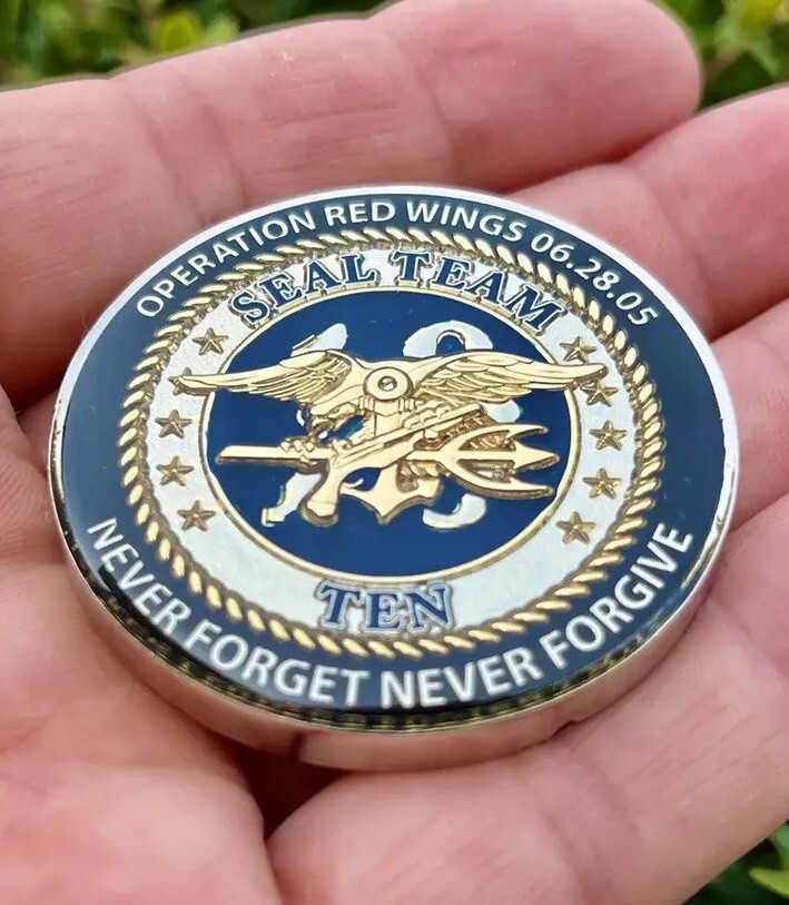 Navy Seals NSW Seal Team 10 Operation Red Wings Challenge Coin USN