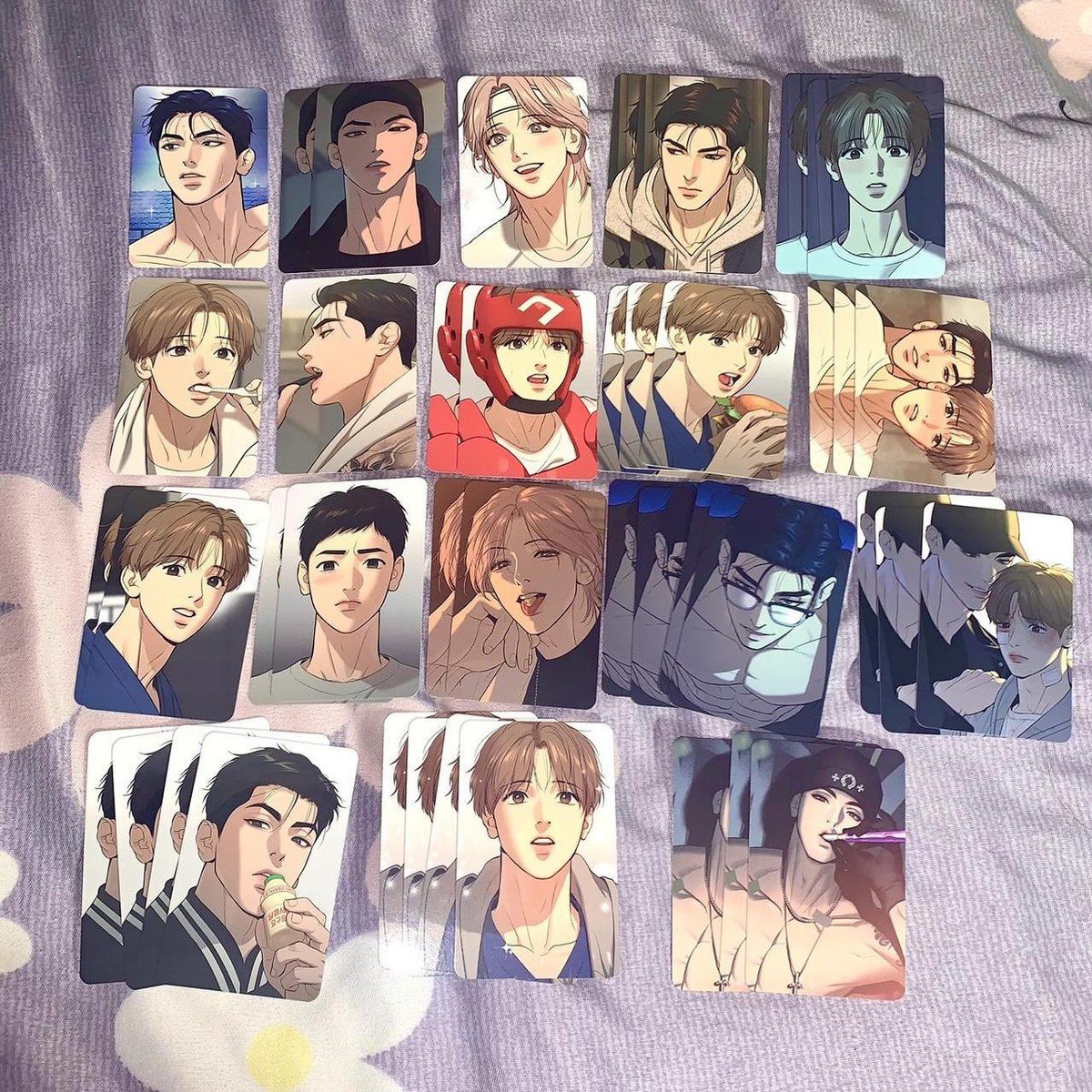 Korean BL Manhwa Lezhin Jinx official random collection trading