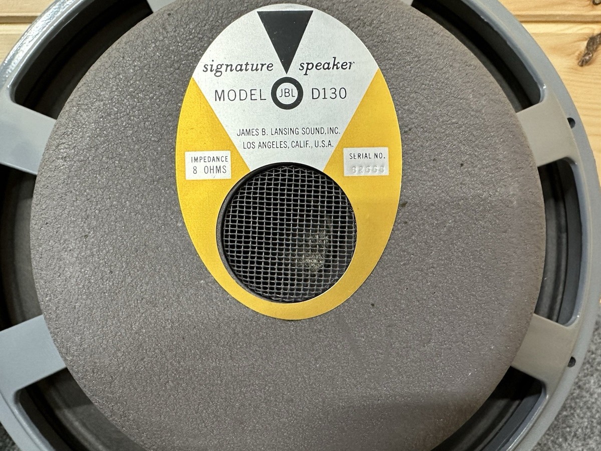 JBL D130 8 中古 完動品 d130 テレビ・オーディオ・カメラ JBL D130