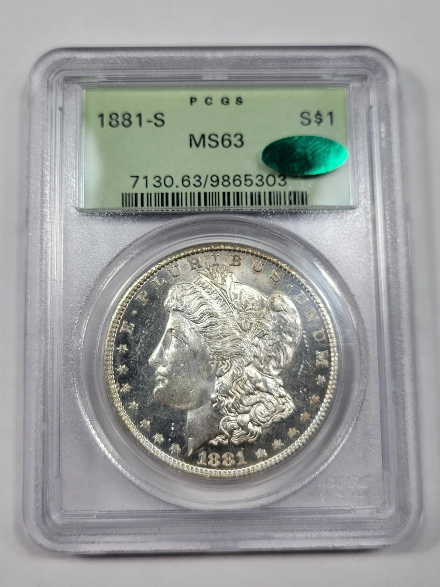 MS 63 Graded 1881 Year Morgan US Dollars (1878-1921) for sale | eBay