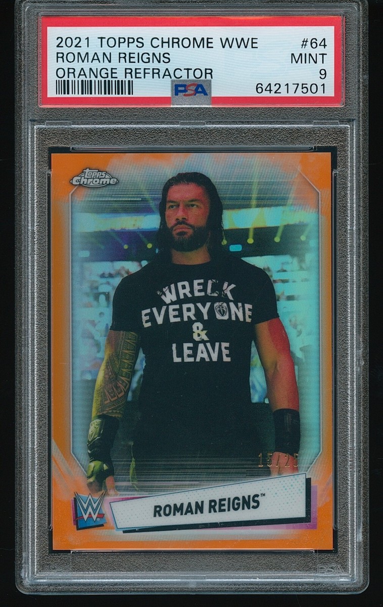 ロマンレインズサイン&レリックカード44/50 TOPPS WWE