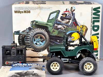 Vintage original 1982 Tamiya 1/10 R/C Wild Willy M38 Jeep for