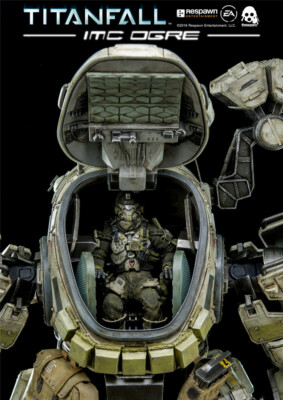 3A Threezero 20 inches Titanfall Ogre IMC Action Figure Model In