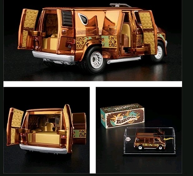 HOT WHEELS RLC EXCLUSIVE '70s DODGE TRADESMAN VAN MATTEL JCP23