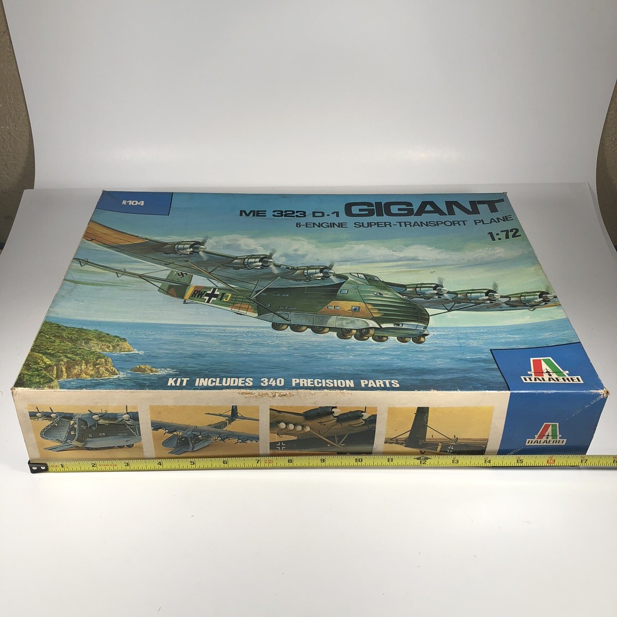 Italaerei 1/72 Scale ME 323 D-1 GIGANT 6-Engine Super Transport