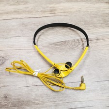Vintage Sony MDR-W14 Headphones Only - Yellow Earbuds Sports