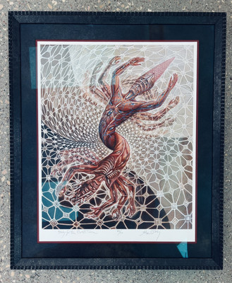 Alex Grey Study For The Great Turn Fine Art Print Signed Poster