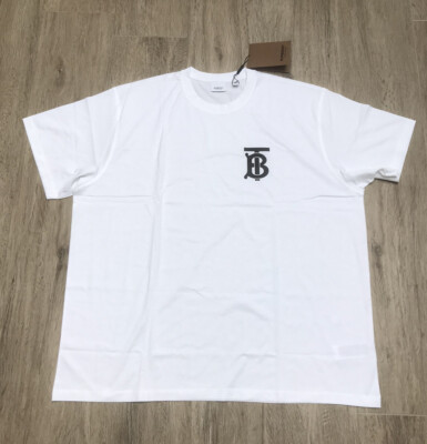 Burberry Mens Emerson TB White Oversized T Shirt Size XXL BNWT RRP