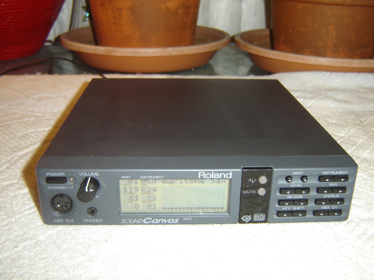 Roland SC-55, Sound Canvas, Midi Sound Generator, Sound Module