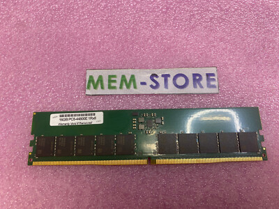 Samsung ICs 16GB DDR5-5600MHz PC5-44800 1Rx8 ECC UDIMM Memory RAM