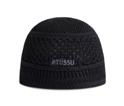 ATIISSU Classy Beanie BK ビーニー ブラック ATIISSU Classy Beanie