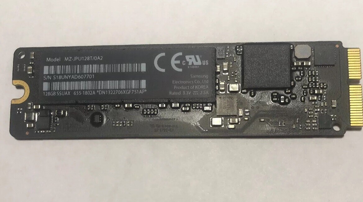 Apple Samsung 128GB SSD MZ-JPU128T/0A2 MacBook Pro Retina 2013