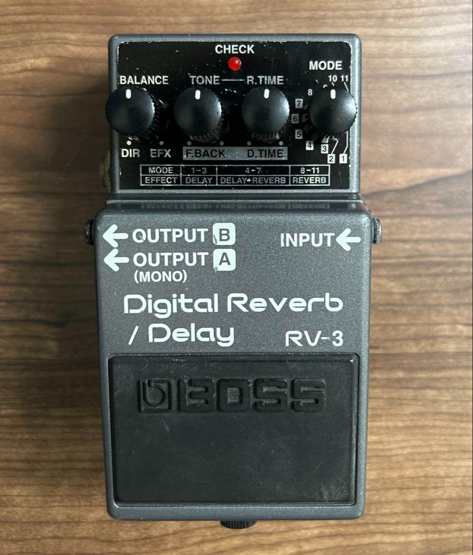 BOSS RV-3 Digital Reverb Delay Guitar Effects Pedal Test Completed
