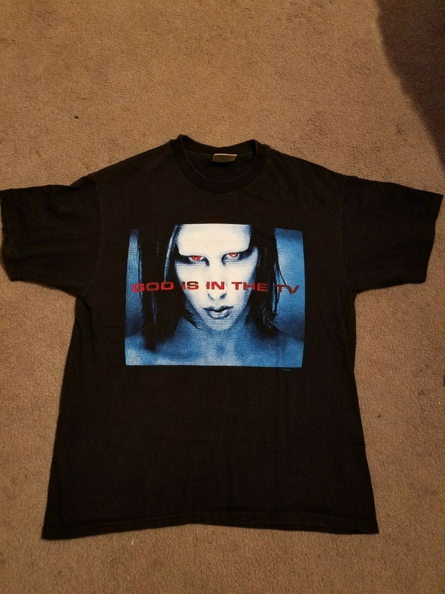 レア マリリン・マンソン Tシャツ「GOD IS NOW HERE」 マリリン