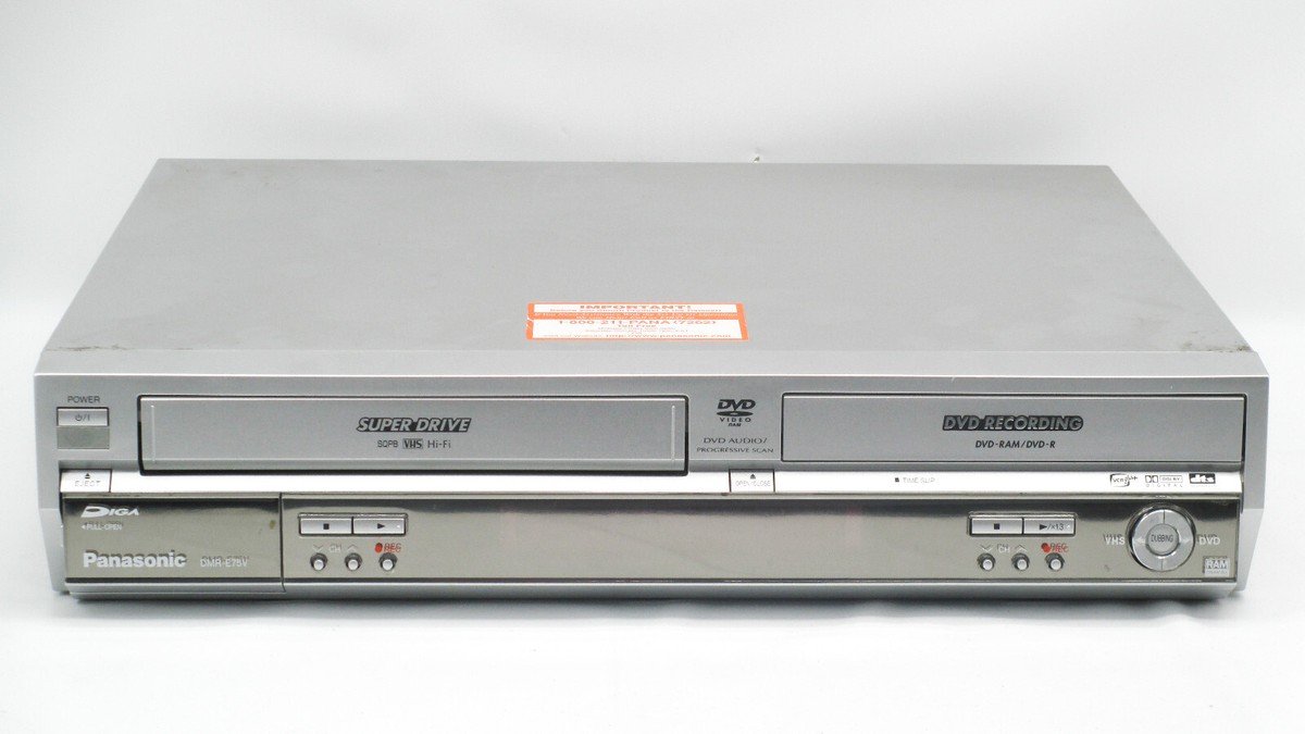 Panasonic DMR-E75V DVD VCR Combo Player VHS Dubbing Transfer