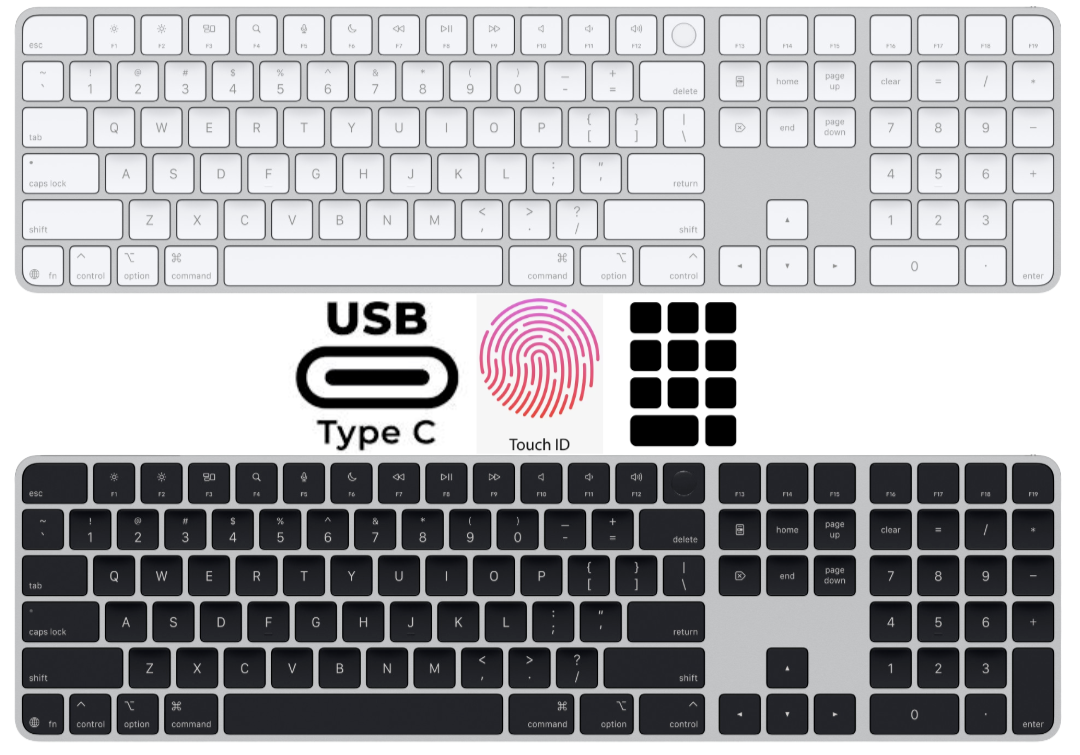 キーボード Magic Keyboard Apple Magic Keyboard with Touch ID and