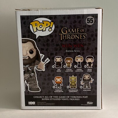 Funko ショップ pop! ゲーム・オブ・スローンズ Wun Wun (箱なし) 6