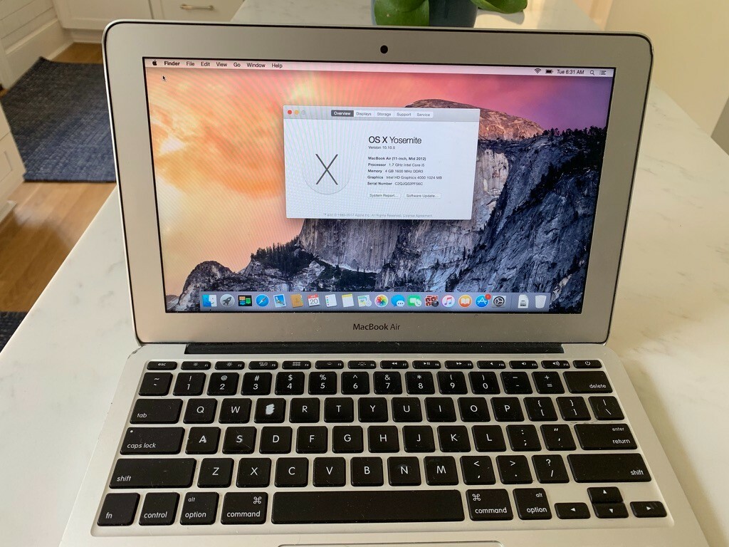 Macbook Air mid 2012 11