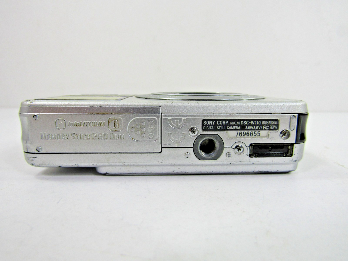 Sony Cyber-Shot DSC-W110 Digital Camera 7.0 MP Silver | eBay
