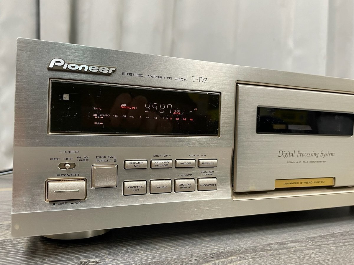 Pioneer パイオニア 3ヘッドシングルカセットデッキ T-D7 Pioneer T-D7