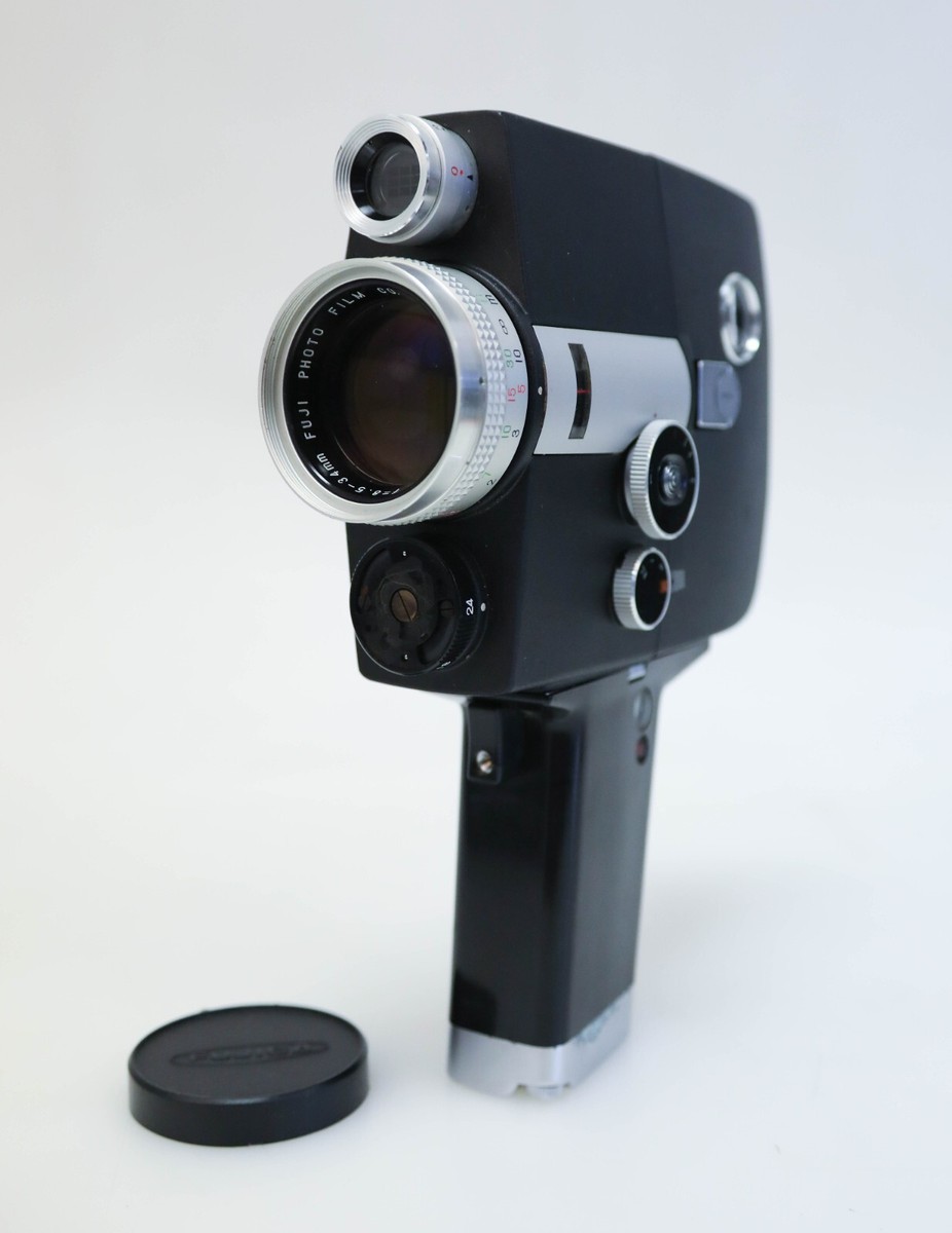 Fujica Single-8 Z2 8mm Film Camera w/ 2 Packs Film, Manual