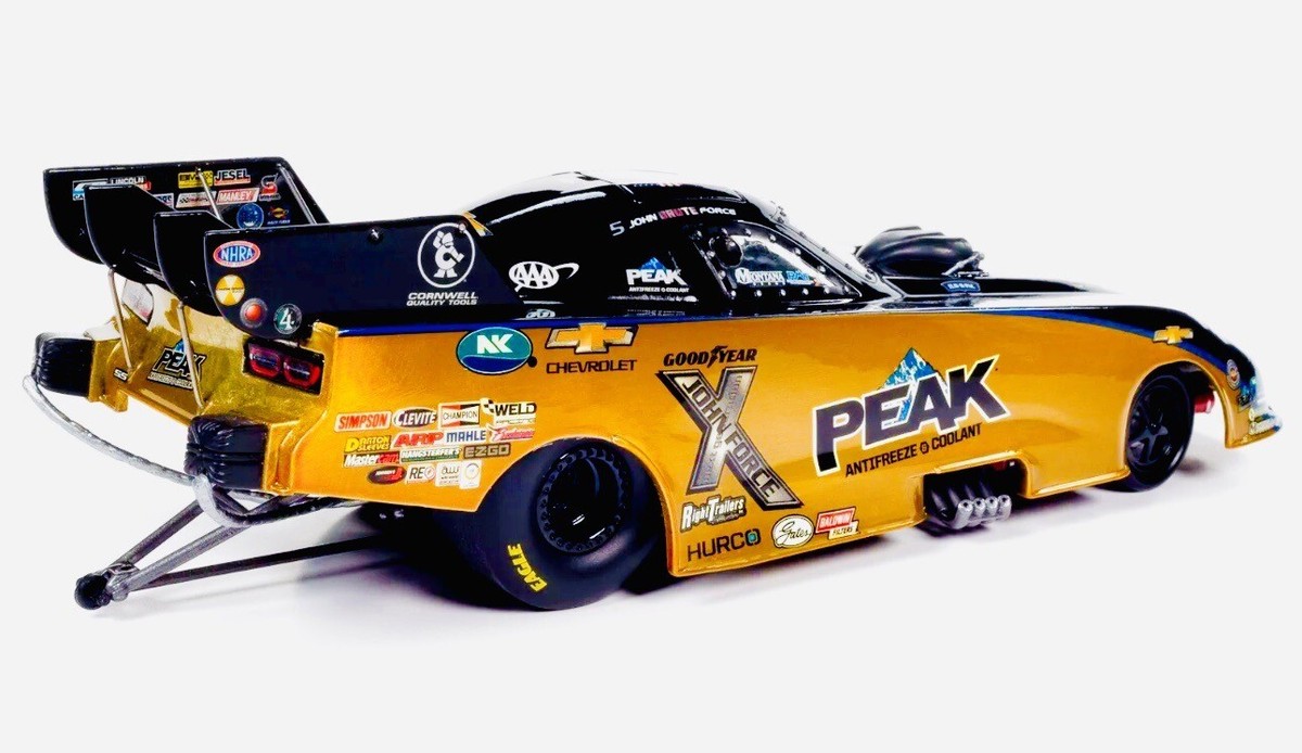 NHRA JOHN FORCE 1:24 Diecast PEAK 50th Anniversary Funny Car NITRO