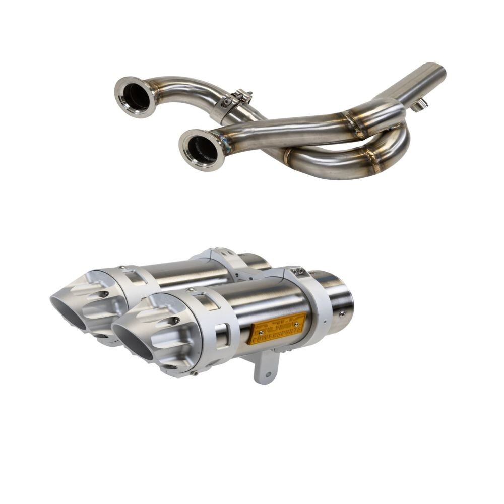 RJWC 1199 Mud Edition Dual Slip On Exhaust For Can Am Renegade 570