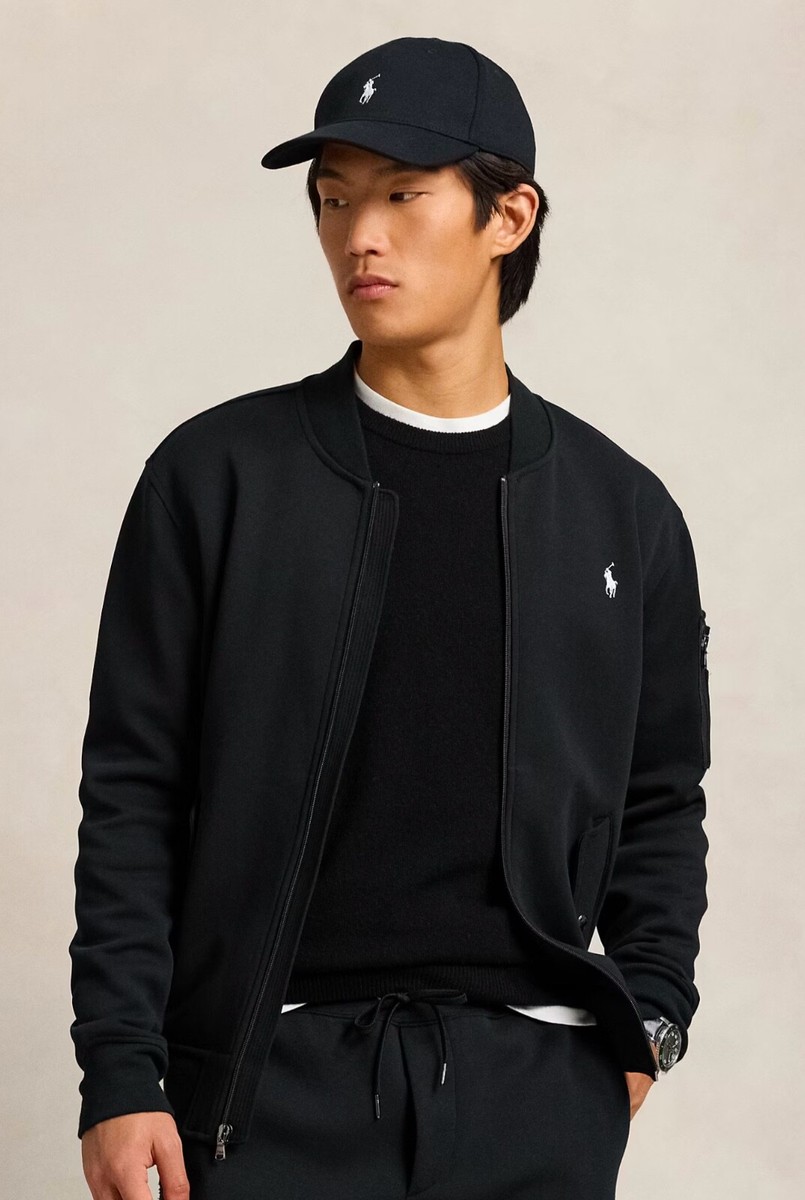 POLO RALPH LAUREN / ジャケット/L/コットン/BLK// Cotton Baseball Jacket