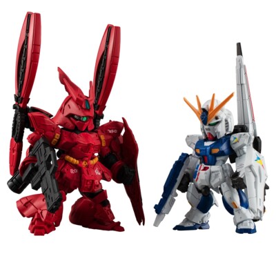 FW Gundam Converge: Core RX-93ff Nu v Gundam & MSN-04FF Sazabi