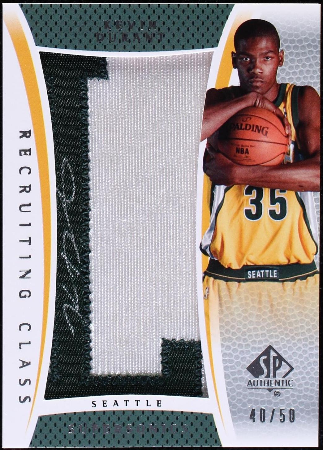 2007-08 SP Authentic - Kevin Durant #RC-KD for sale | eBay