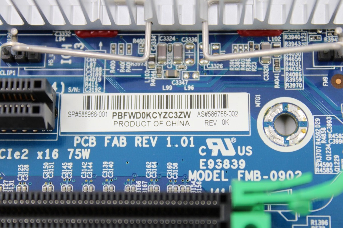 HP Z400 Workstation Xeon Socket 1366 PCIe Motherboard 586766-002