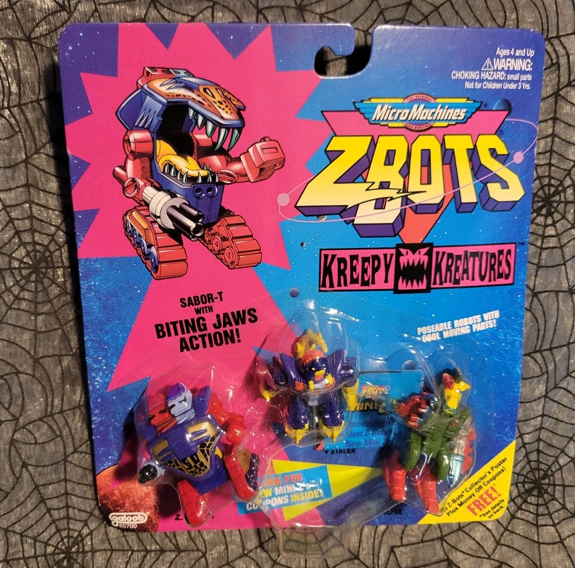1995 Galoob Micro Machines Z-bots Kreepy Kreatures MOC Wolfee