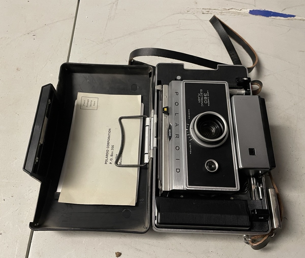 Polaroid 360 Land Camera - Vintage Folding Instant Film Camera