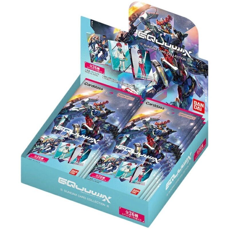 BANDAI GUNDAM CARD COLLECTION Gundam GQuuuuuuX Booster Pack Box
