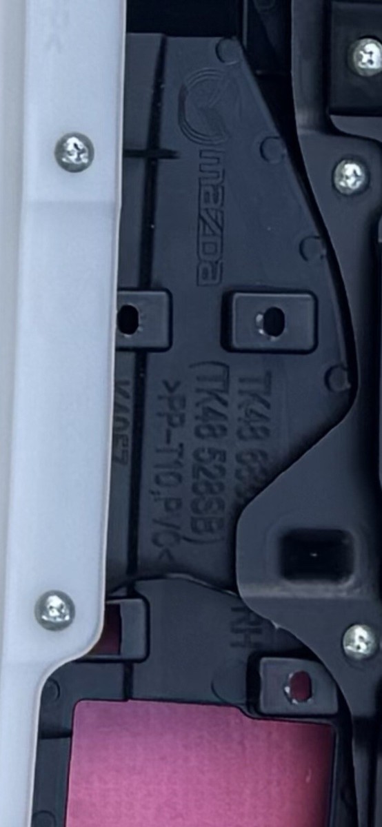 16-19 MAZDA CX-9 CX9 REAR RIGHT PASSENGER SIDE BLACK DOOR TRIM