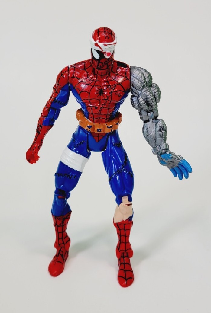 1996 Marvel Toy Biz Cyborg Spider Man Spider Wars Animated Action