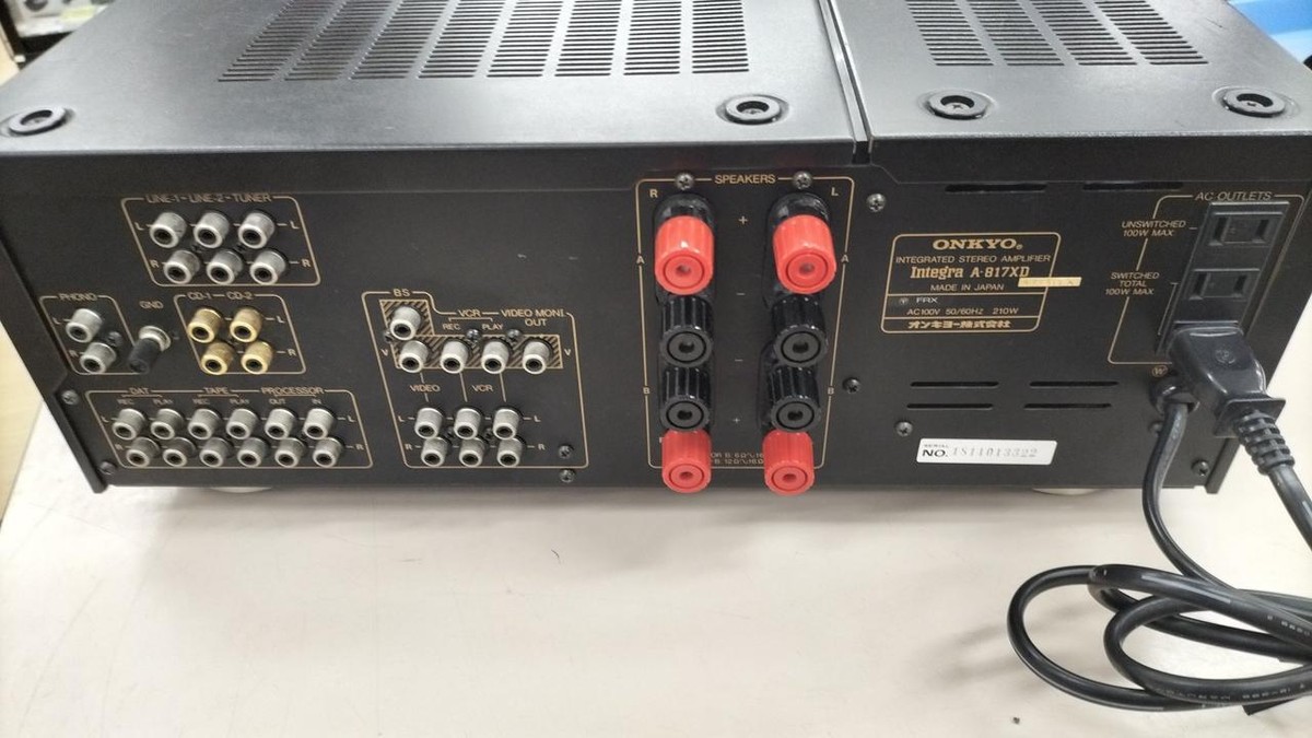 超絶美品お得整備品】ONKYO Integra A 817XD光ドライブアンプ 超絶美品