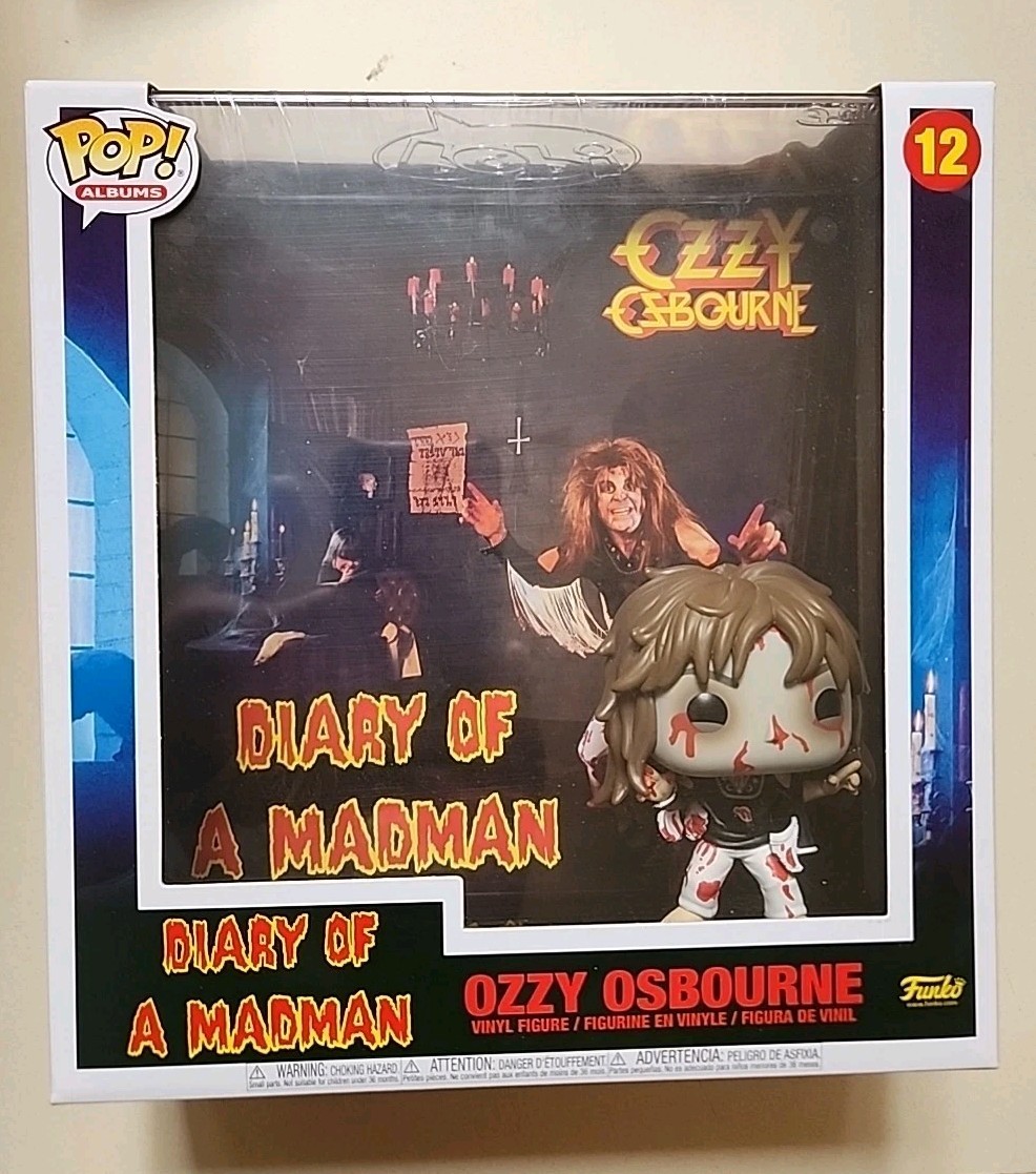 Funko Ozzy Osbourne #12 Diary of a Madman Pop Albums Misprint