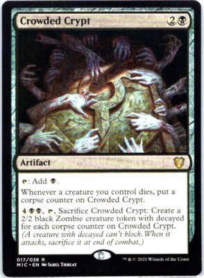 17 Crowded Crypt MTG Commander: Innistrad: Midnight Hunt Rare | eBay