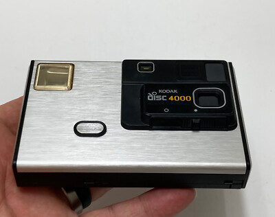 Vintage Kodak Disc 4000 Film Camera Original Case & Disc Untested