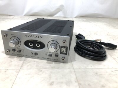 AVALON DESIGN U5 High Voltage DI Preamp Direct Box Silver Dynamic