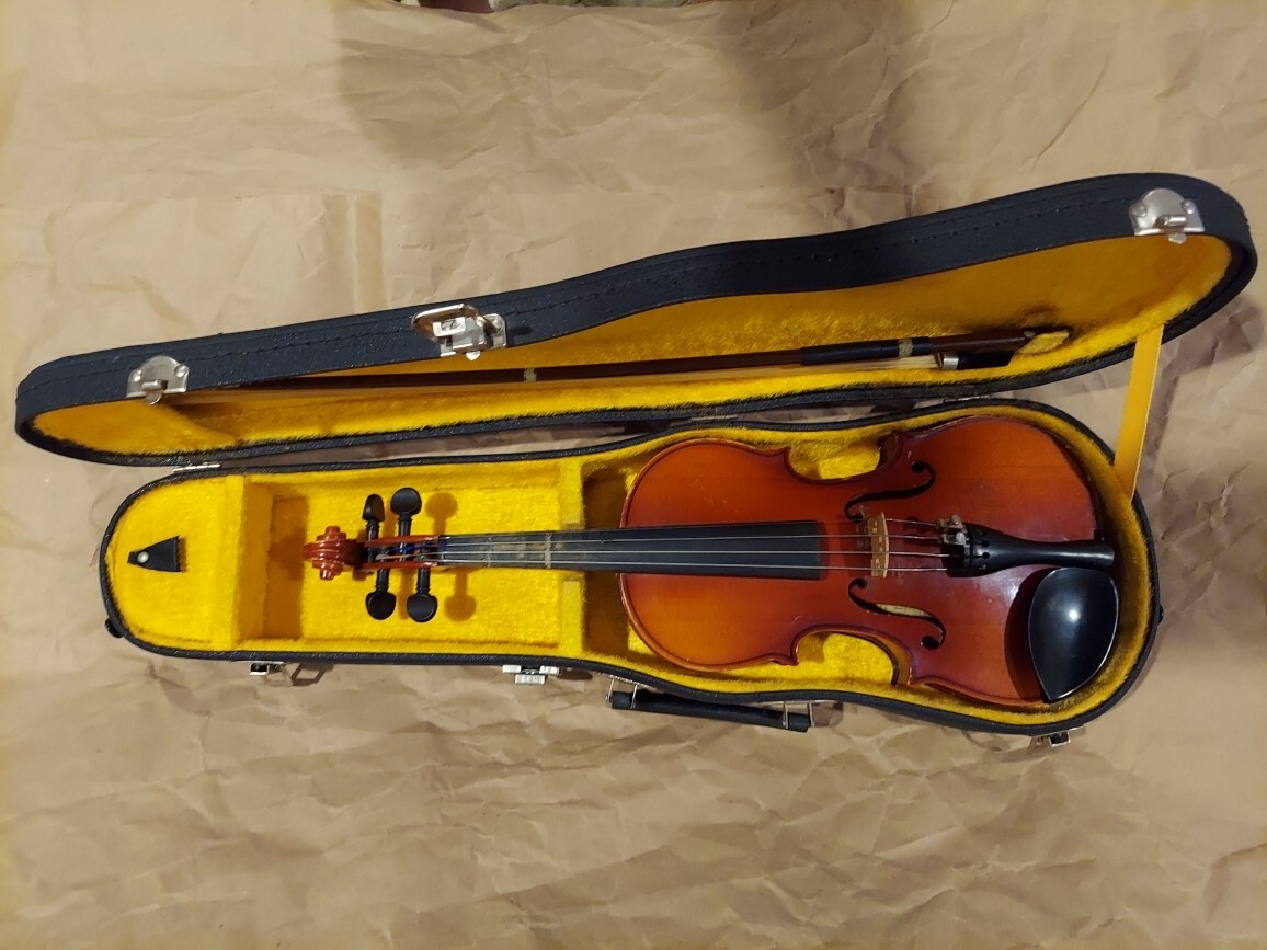 suzuki violin 4/4 no.220 ハードケース 弓 中古品 suzuki violin 4/4 no.