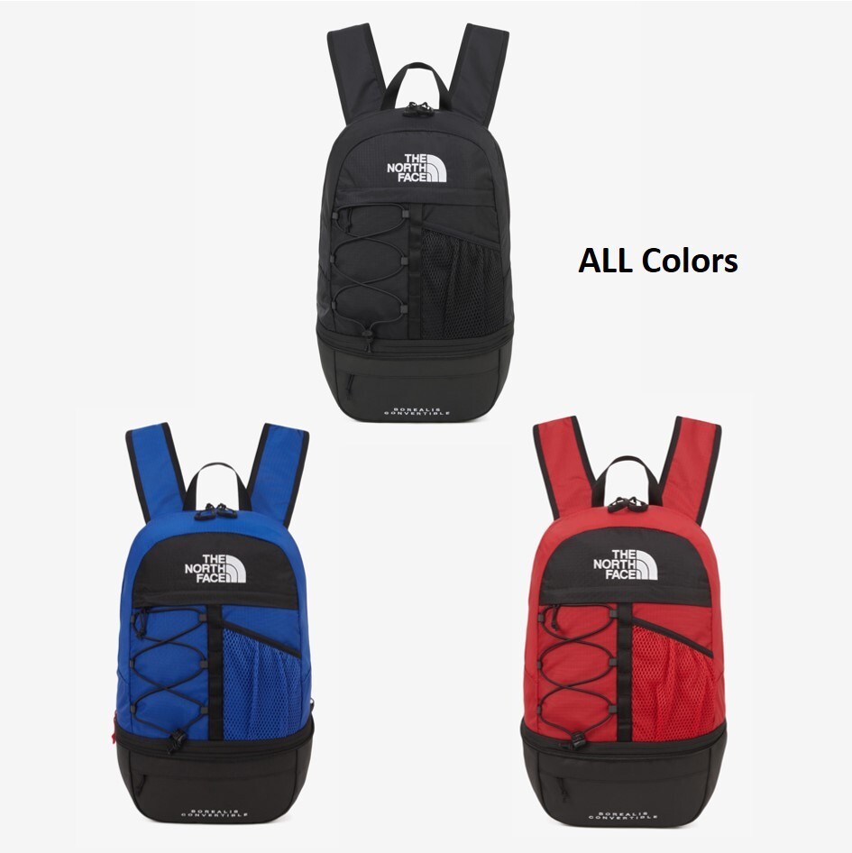 THE NORTH FACE BOREALIS CONVERTIBLE PACK BACKPACK NM2SQ72A BLACK