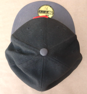 SONY PLAYSTATION NEW ERA 59FIFTY FITTED HAT BLACK GRAY SIZE 7 1/4