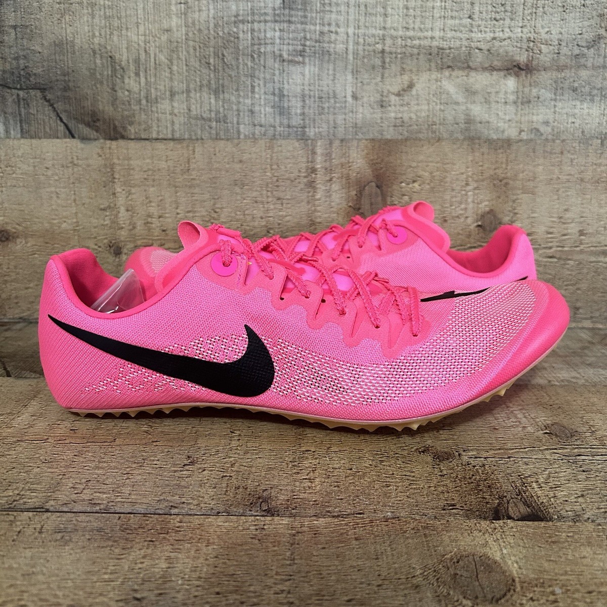 Nike Men's Size 8.5 Track Spikes Ja Fly 4 Sprint Hyper Pink Shoes