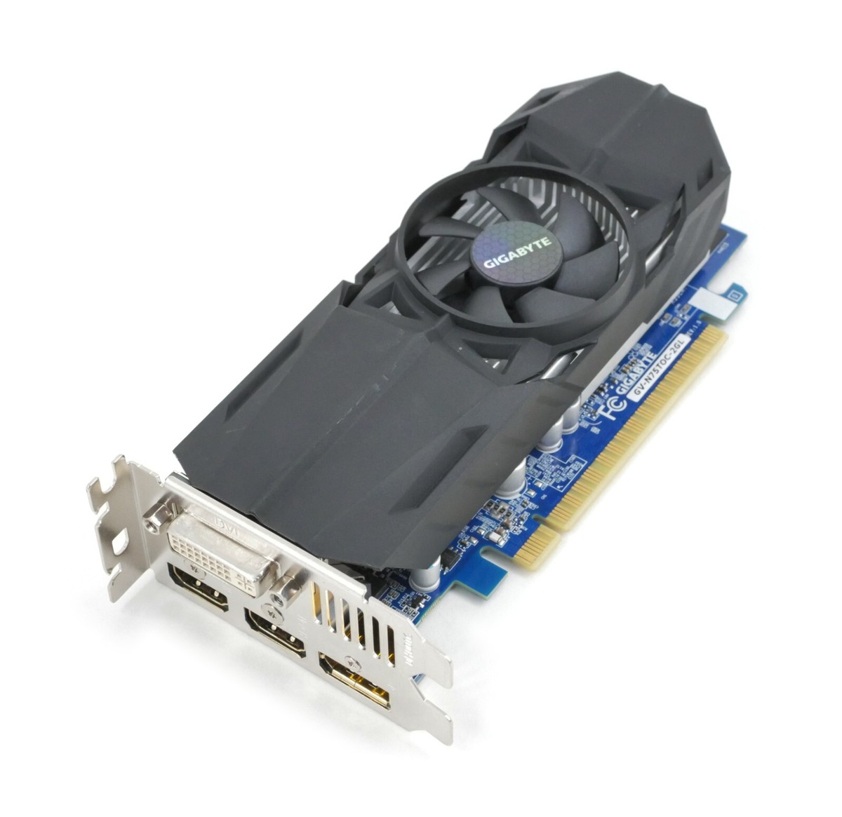 Gigabyte GV-N75TOC-2GL GTX750Ti 2GB PCIe 2xHDMI DP DVI LP | eBay
