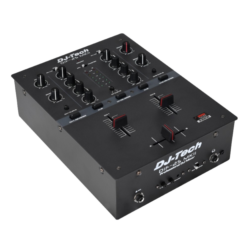 DJ-Tech - DIF-2S MKII - 2 CH. DJ Scratch Mixer w/ innoFADER Pro